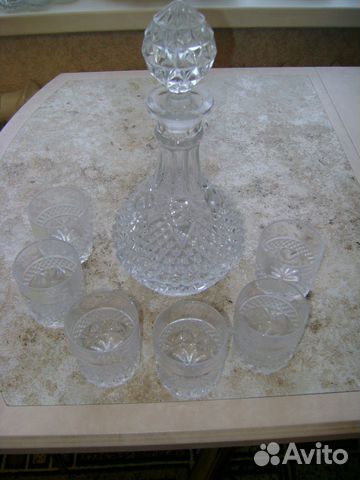 Хрустальный сервиз для коньяка/виски/бренди