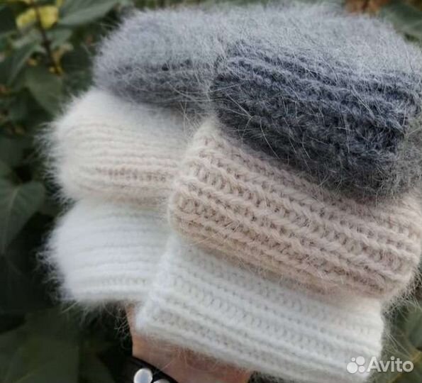 Комплект из пуха норки, шапка