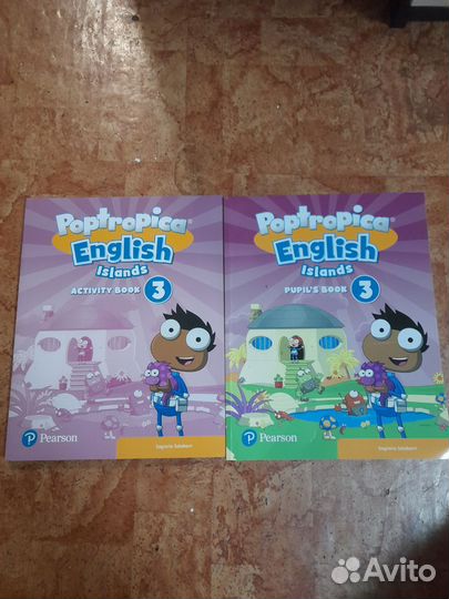 Poptropica english islands 3 учебник, раб. Тетр
