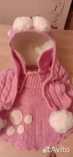 Шапочка для девочки 5-9лет, весна-осень