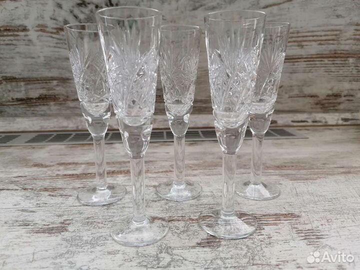 Бокалы, рюмки Хрусталь СССР