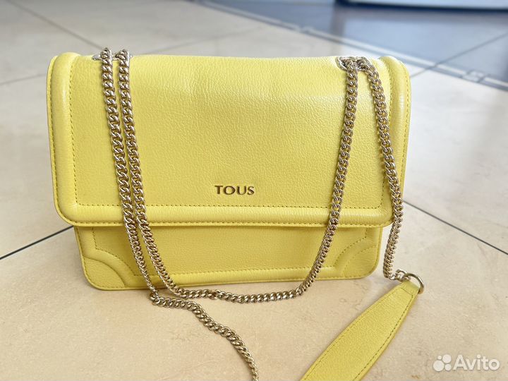Сумка tous натуральная кожа