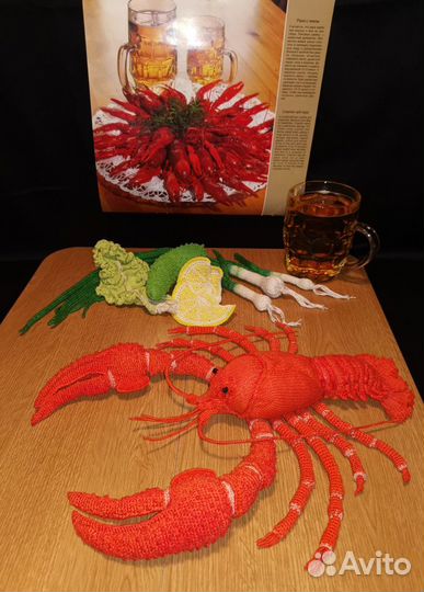 Блюдо-ракушка с раком