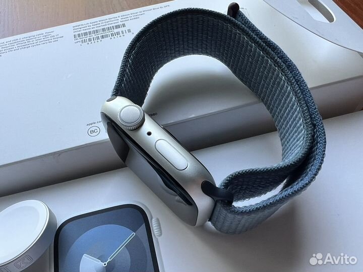 Apple Watch 9 45mm Silver/Blue