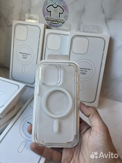 Чехол clear case magsafe