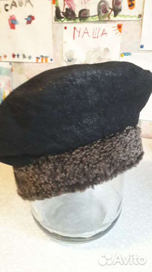 Берет меховой,новый