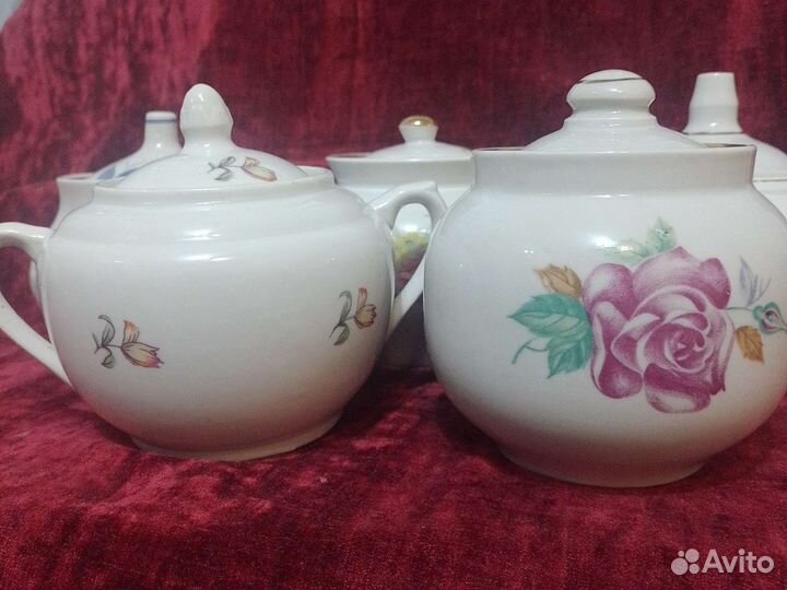Чайная пара СССР и сахарницы