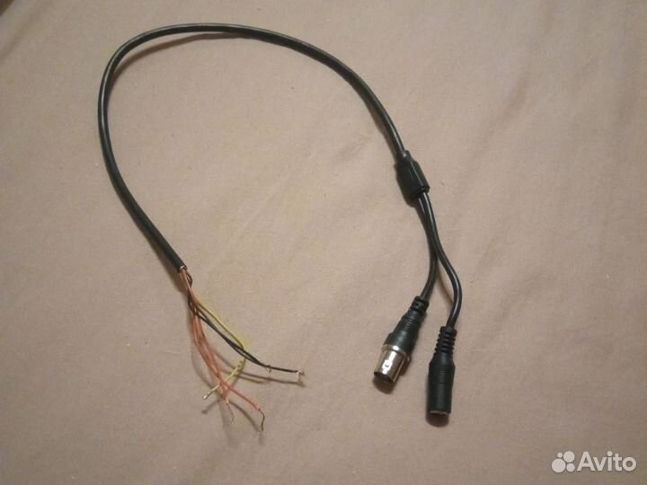 2pcs BNC Video DC12v Power