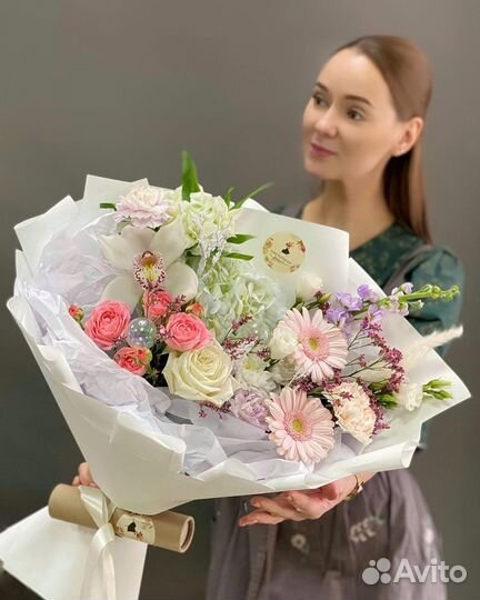Цветы для девушка, подарок доставка