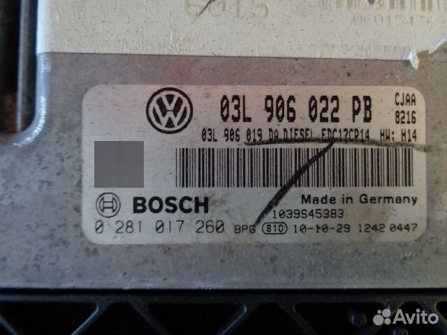 Блок управления двс Volkswagen Jetta 6 03L906022PB