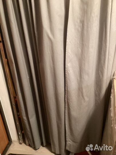 IKEA штанга + шторы полиэстер 242х144 см
