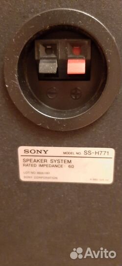 Акустические колонки sony