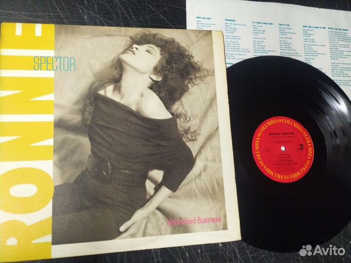Ronnie Spector Unfinished Business 1987 винил США