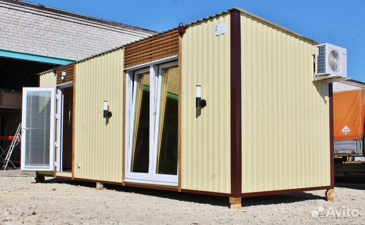 Бытовка 6.19х2.42 Вагончик Пост охраны Проходная