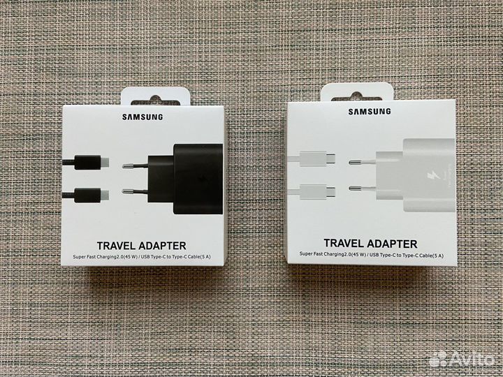 Зарядка Samsung 45w + кабель (Новые)