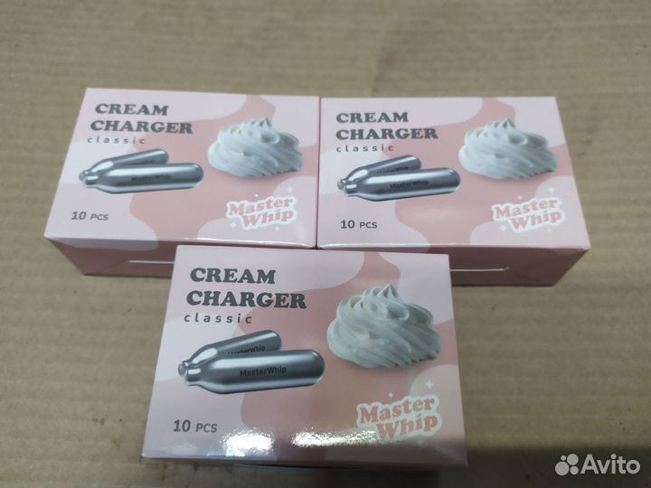 Балончики Master Whip газ N20 для сливок сифона