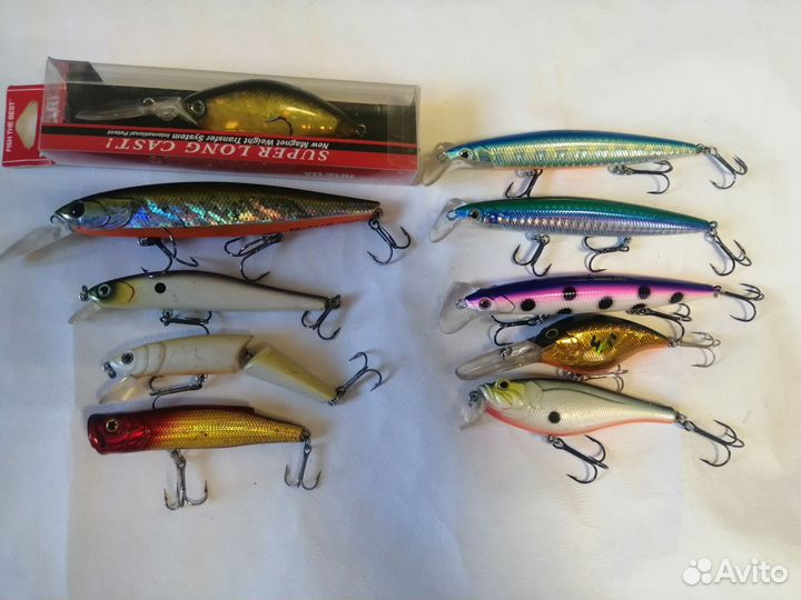 Воблеры Pontoon 21, strike pro, Meps