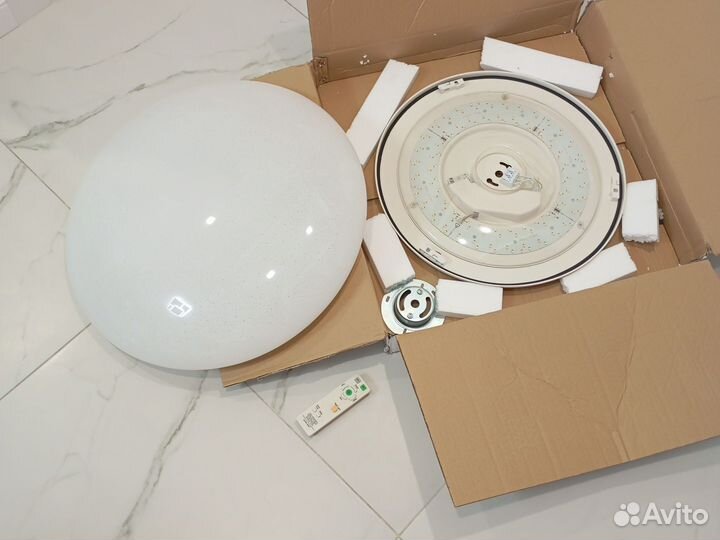 Люстра потолочная светодиодная с пультом бу