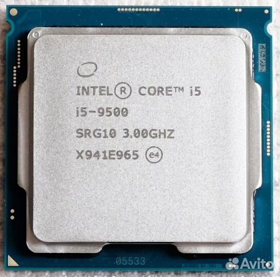 Процессор intel core i5 9500