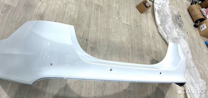 Задний бампер на Ford Mondeo 5 - Белый