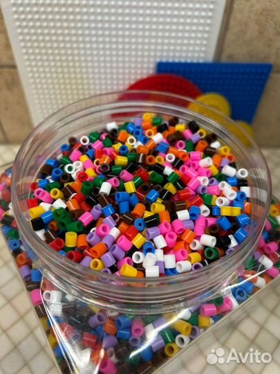 Pyssla термомозаика разные цвета