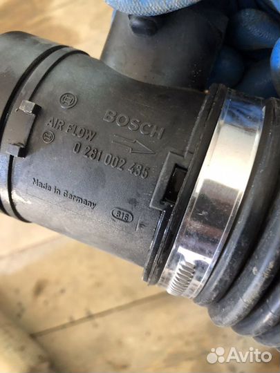 Датчик массового расхода воздуха 0281002435