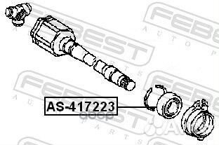 Подшипник toyota camry 01-06 приводного вала 41