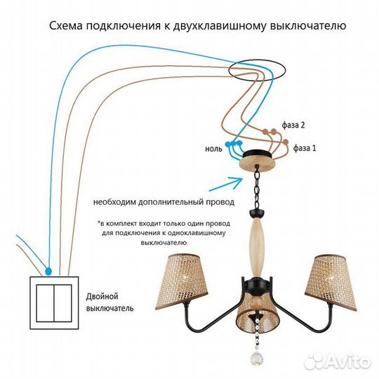 Люстра Лас Светас 798184/8 AB