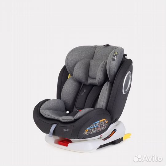 Автокресло Rant Twist isofix, 0-36 кг, Grey