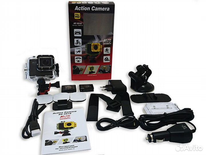 Экшн камера AVS Full HD