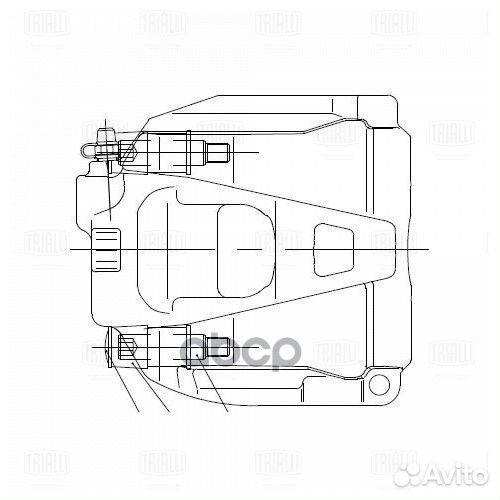 Суппорт тормозной audi A4 07- перед. прав. D57