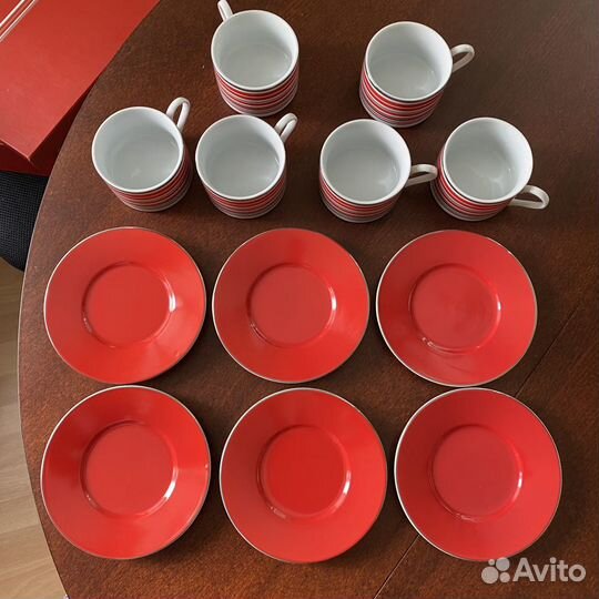 Кофейный набор на 6 персон Lefard (12 предметов)