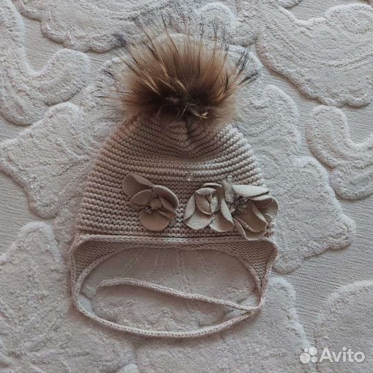 Шапки на девочку 2-4 года
