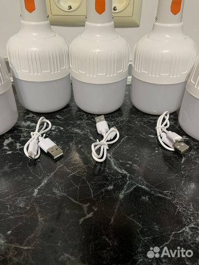 Кемпинговый фонарь с аккумулятором, 100W (10Ватт)