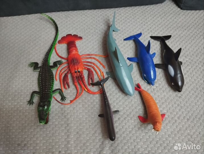 Набор насекомых и подводных обитателей