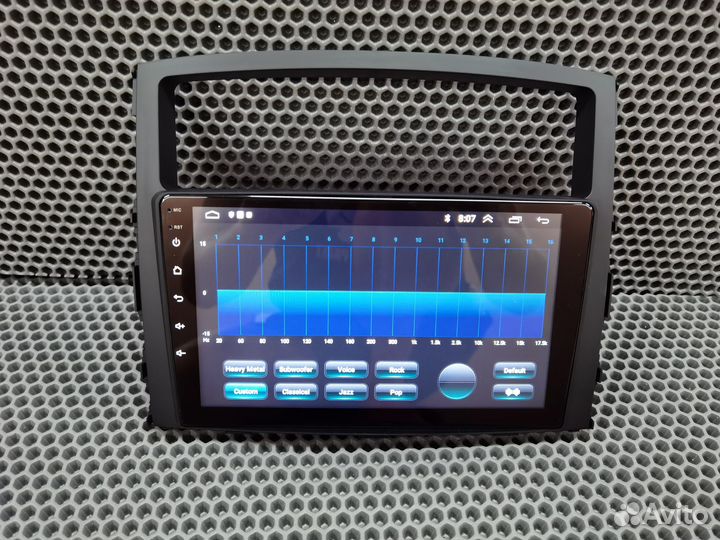 Магнитола Pajero 4 Android IPS экран новая