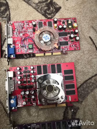 Старая видеокарта AGP PCI