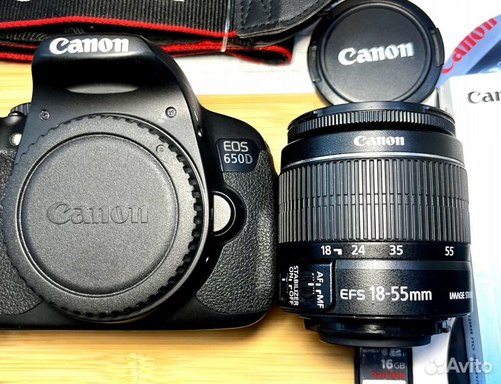 Canon 650d kit пробег 19369 кадров