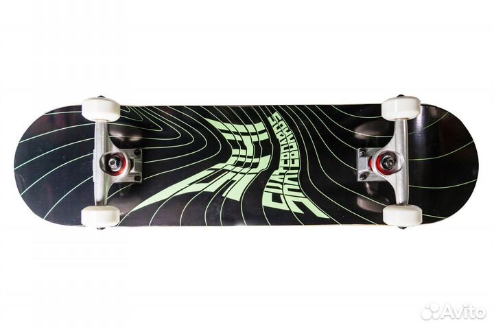 Скейтборд в сборе 5041 Logo Green Новый