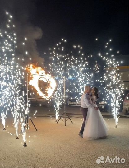 Фаер шоу, свадебная дорожка, финал свадьбы