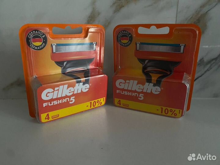 Кассеты Gillette fusion 5 (4 шт) 5 лезвий