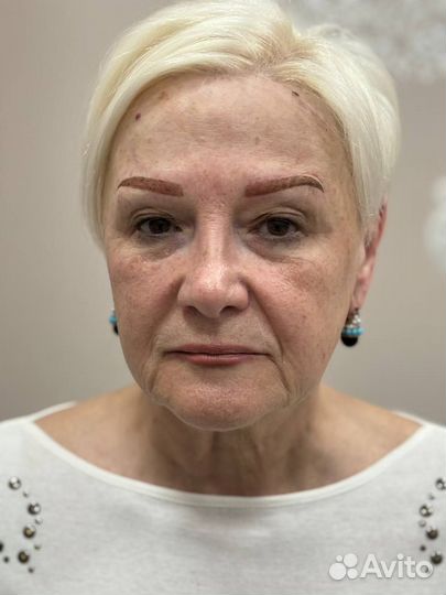 Перманентный макияж бровей губ и век татуаж