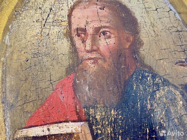 Икона Евангелист Иоанн Богослов 19 Век