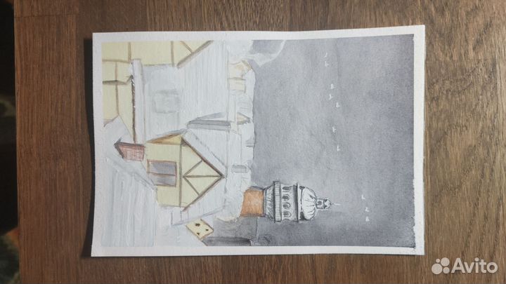 Акварельные пейзажи Калининградской области