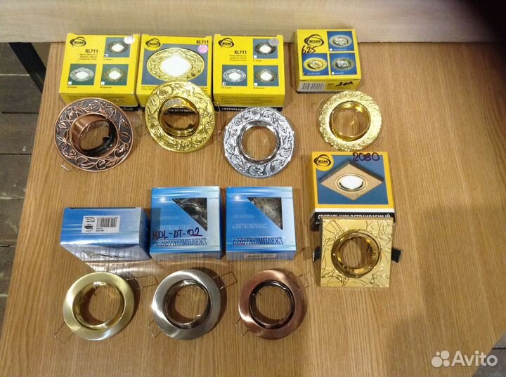 Точечные встраиваемые светильники