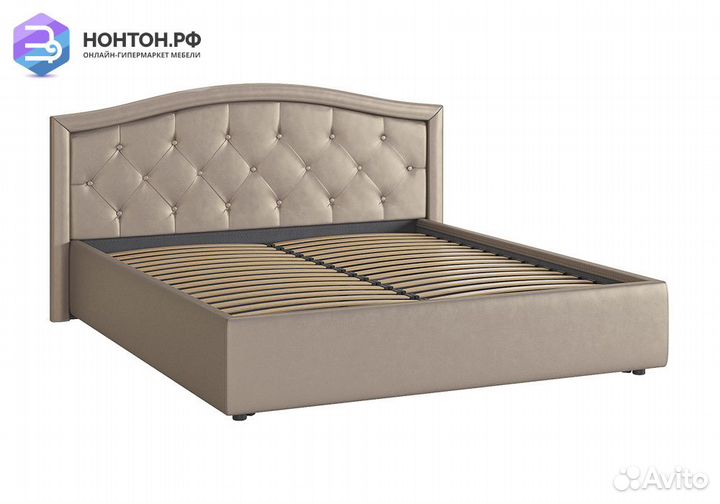 Кровать Верона 1.6 м бронза