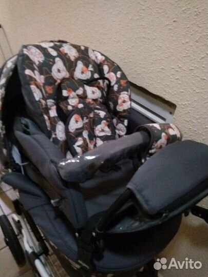 Коляска люлька и прогулочный блок 2 в 1