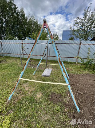 Качели дачные бу