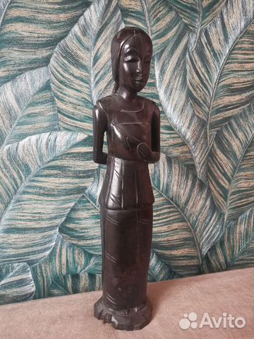 Африканская статуэтка из чёрного дерева