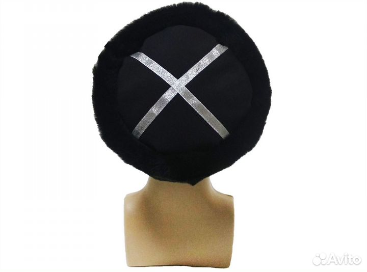 Кубанка из черного мутона Ващенко